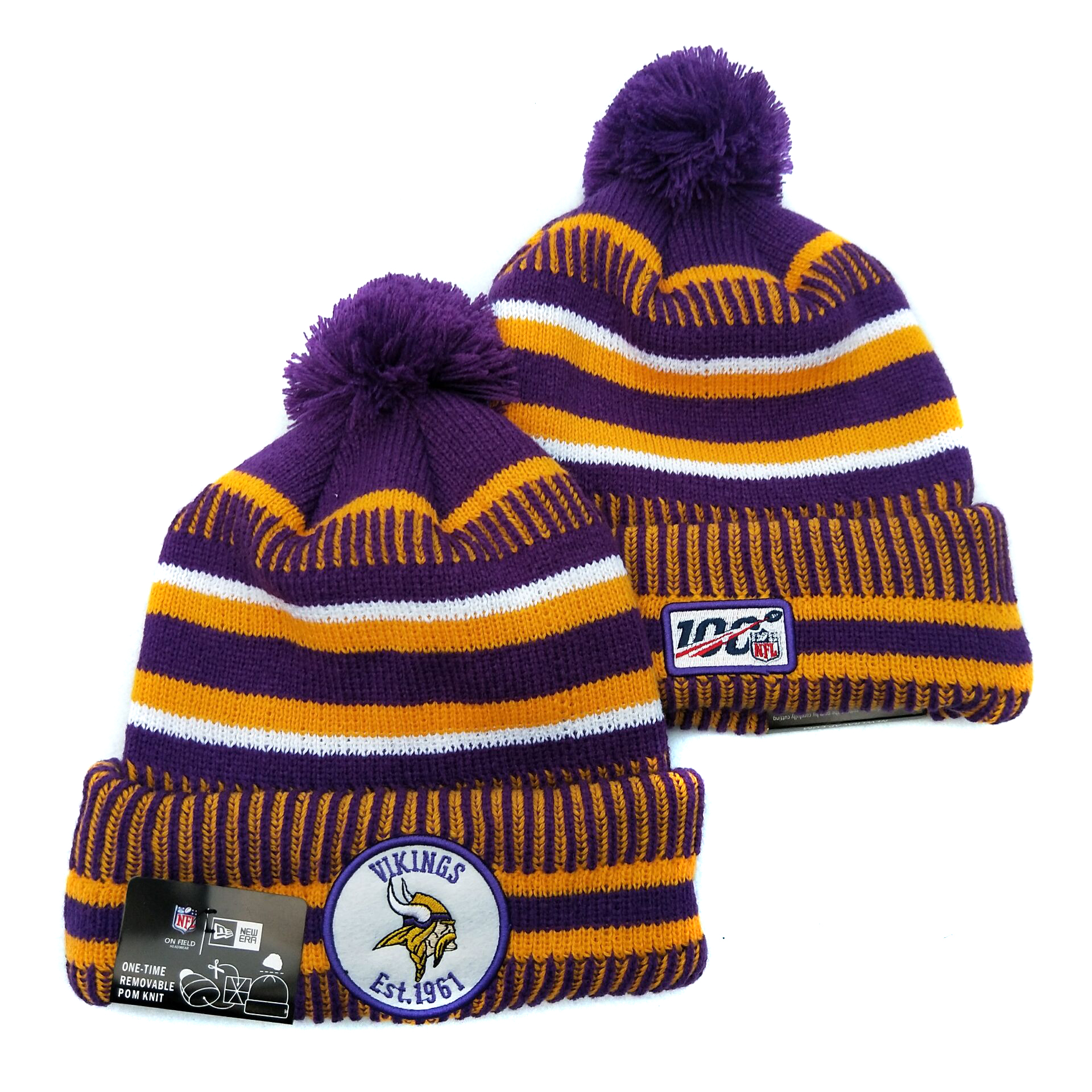 Minnesota Vikings Knit Hats 034